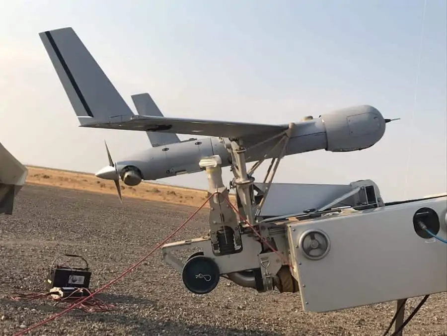 ScanEagle UAS with Firewatch payload