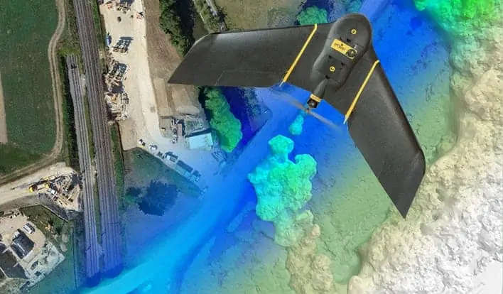 senseFly drone software integration with Trimble