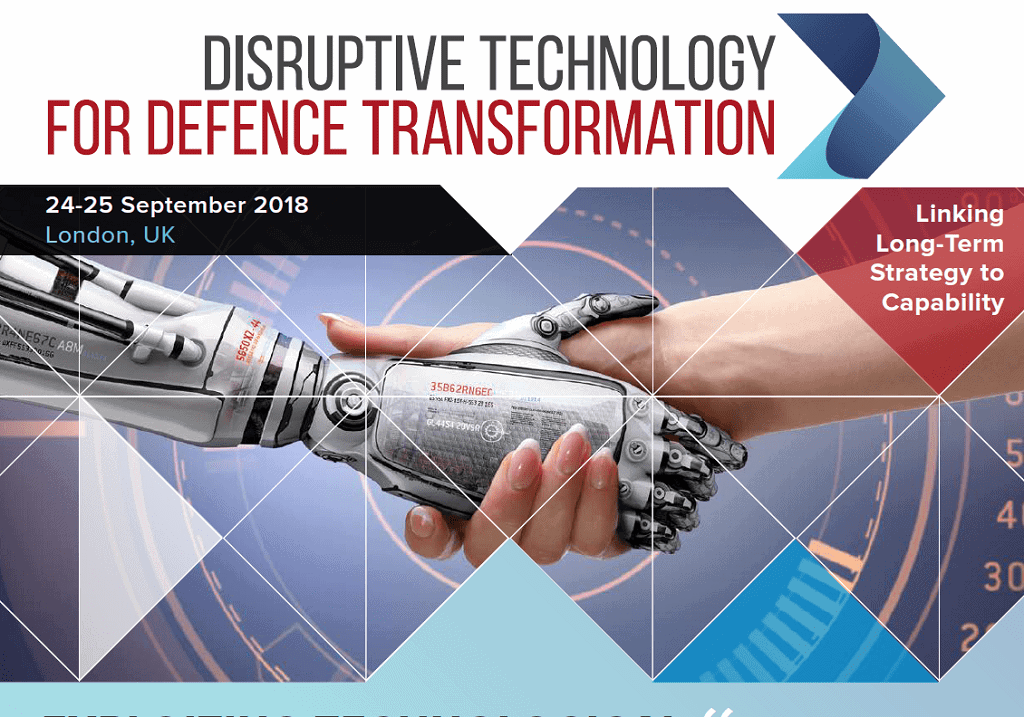 Experts to Speak at ‘Disruptive Technology for Defence’ Conference