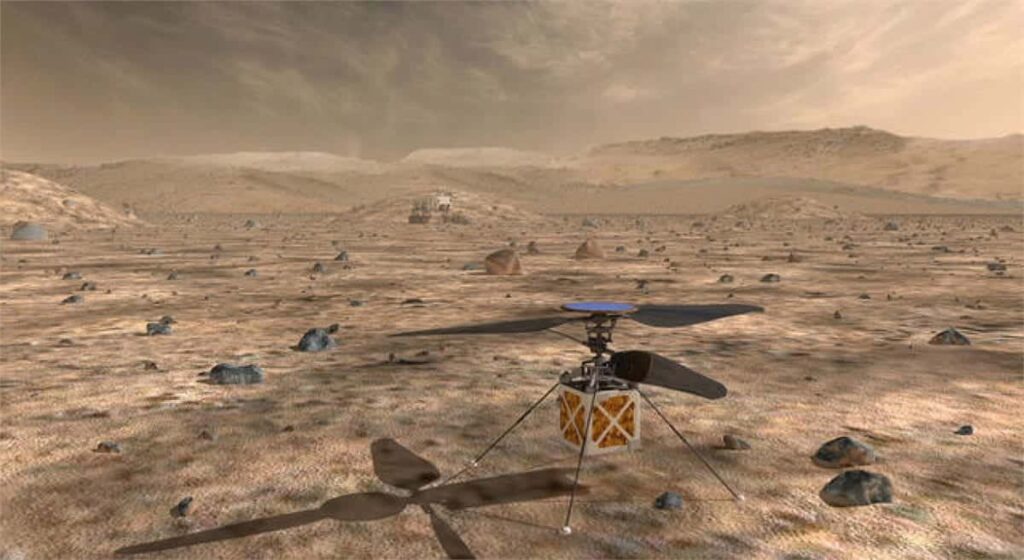 NASA autonomous Mars Helicopter