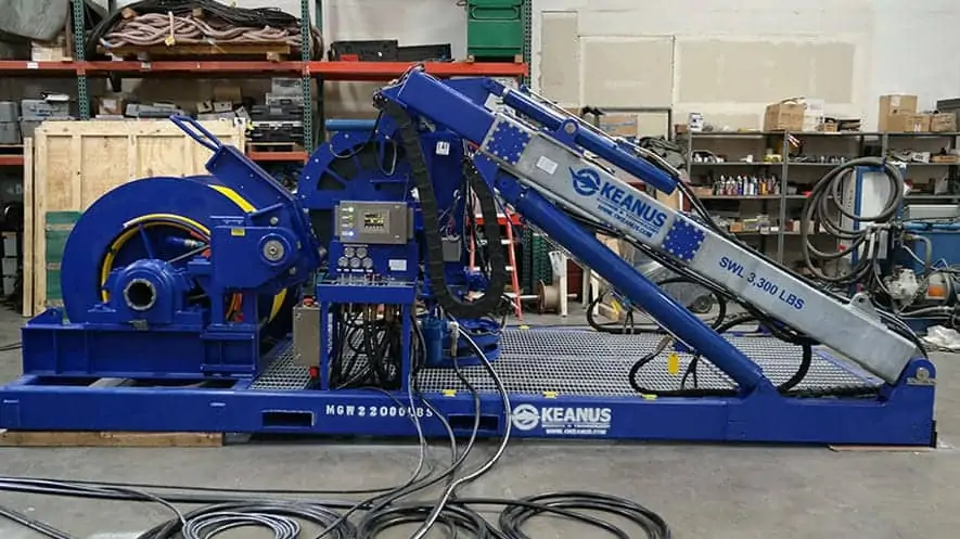 Okeanus ROV Launch and Recovery System