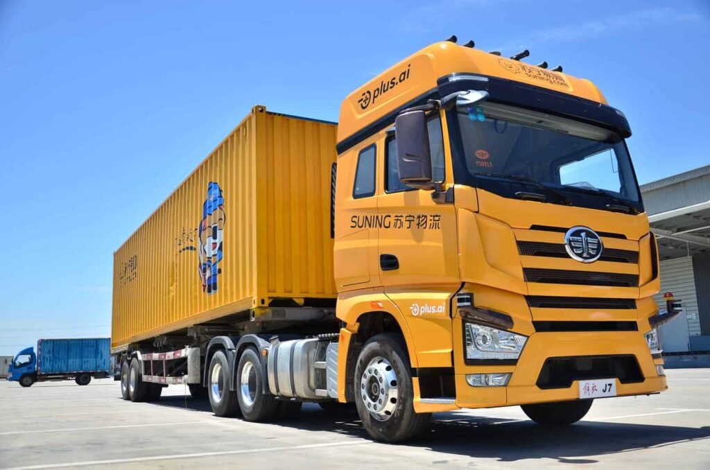 Suning Logistics autonomous truck