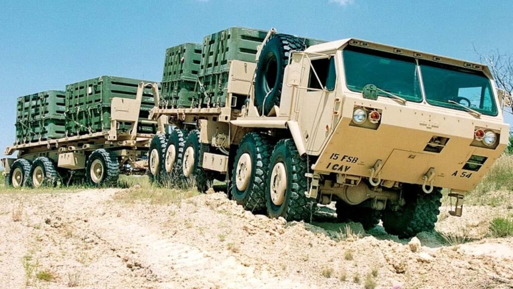 US Army convoy resupply vehicle