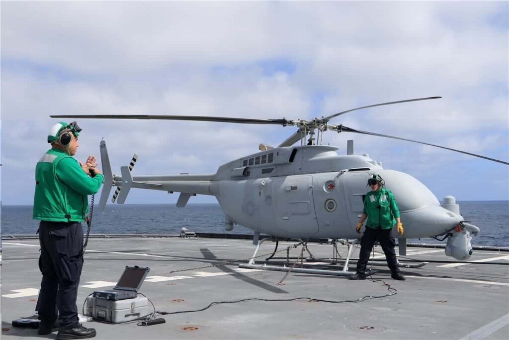 Fire Scout unmanned helicopter