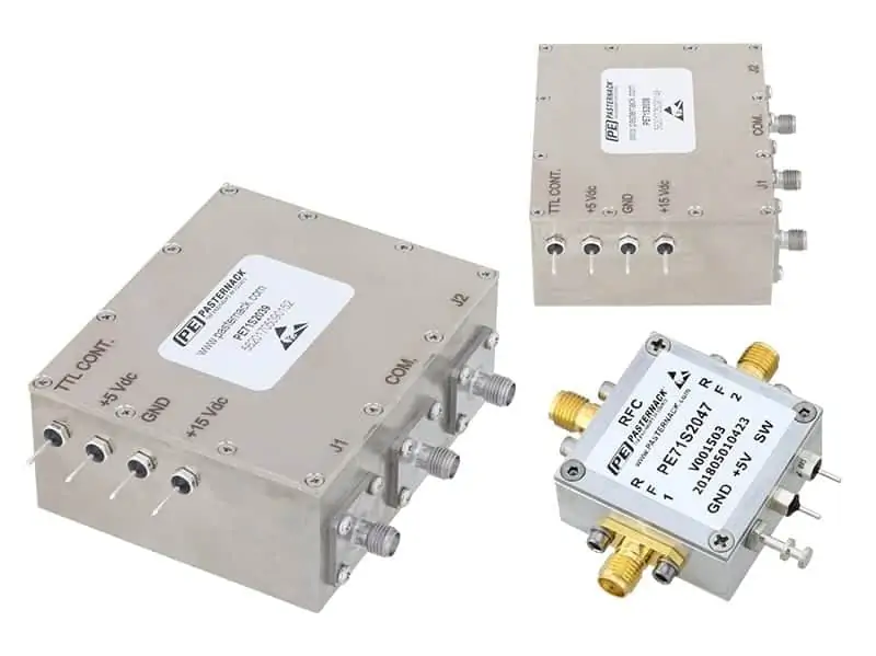 Pasternack High-Power PIN Diode RF Switches