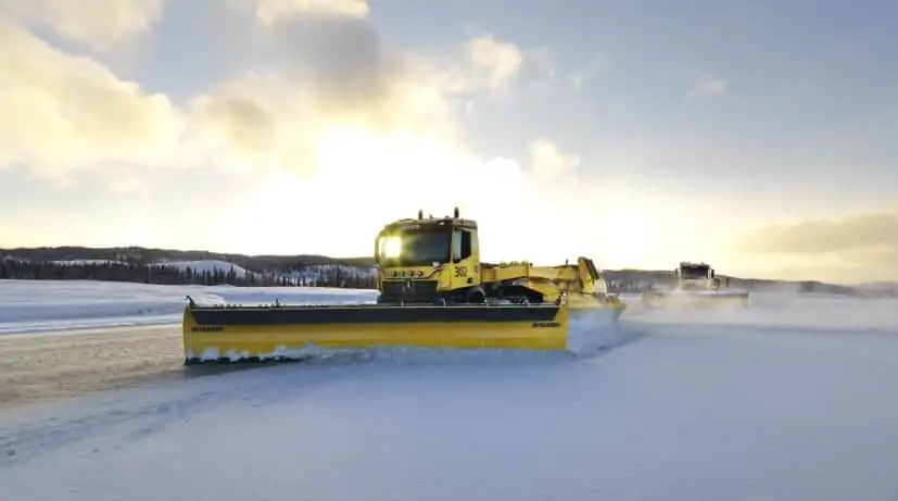 Autonomous snowplough