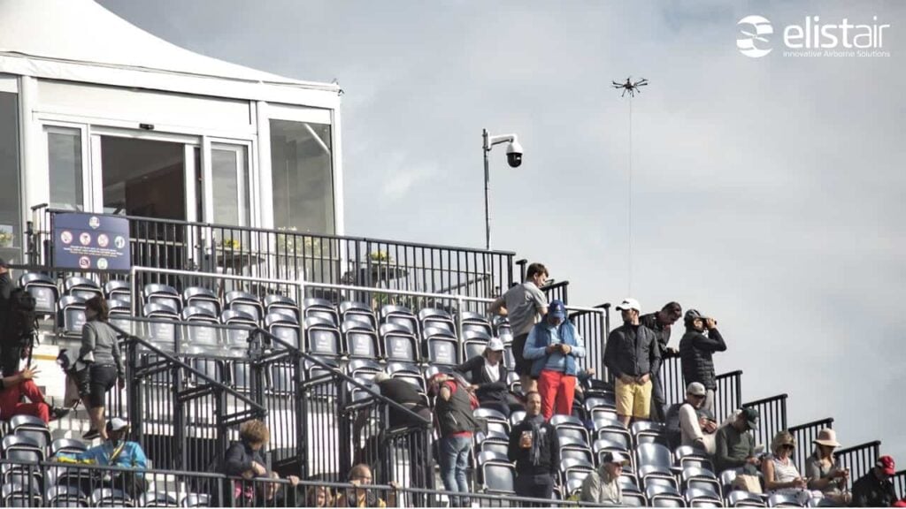 Elistair Orion Tethered Drone at Ryder Cup