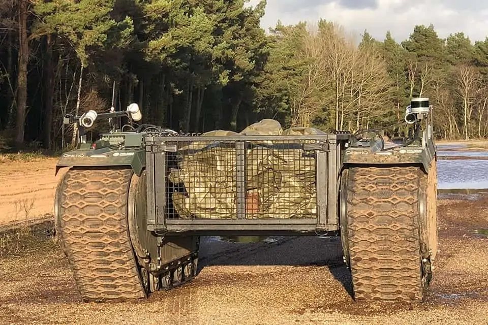 British Army unmanned ground vehicle