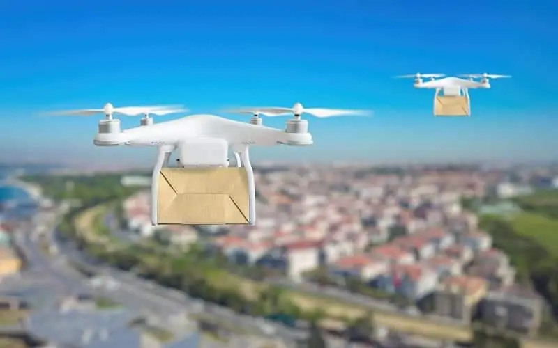 Urban drone delivery