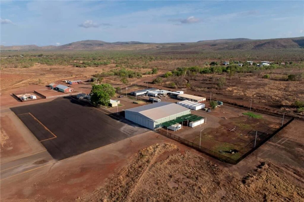 Airbus solar UAV operating site