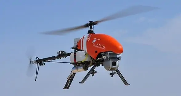 Alpha 800 helicopter UAV