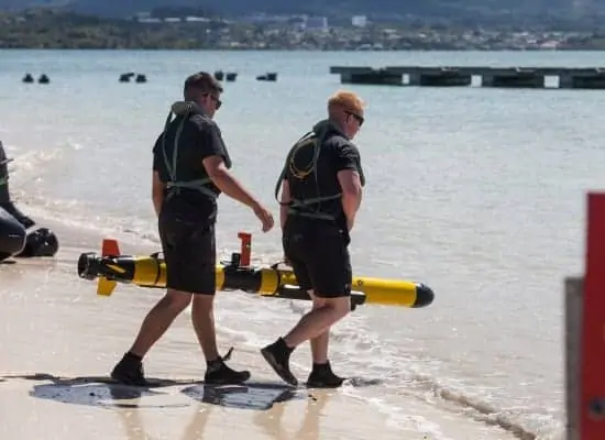 US Marines with L3 OceanServer UUV