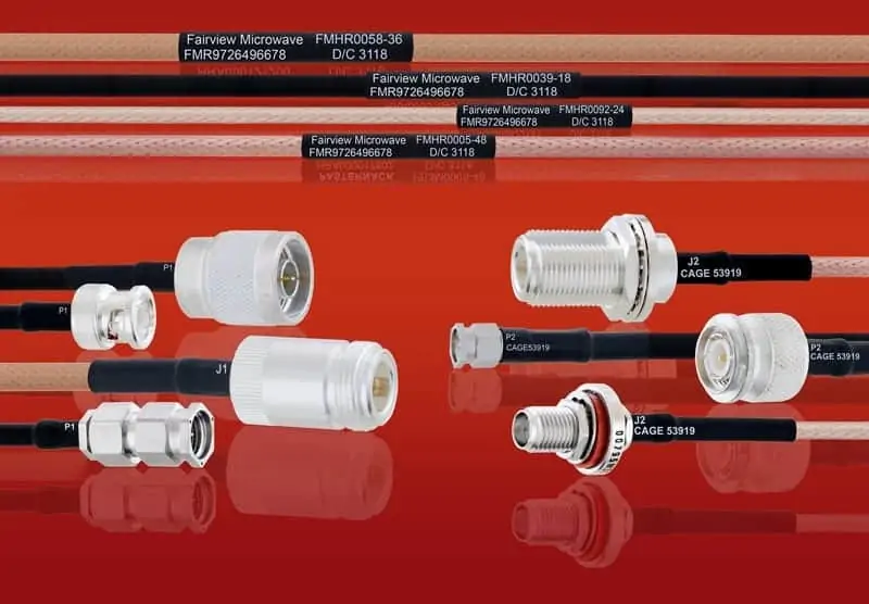 Fairview Microwave MIL-DTL-17 Cable Assemblies