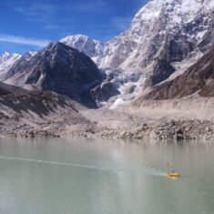 Oceanalpha USV surveying lake