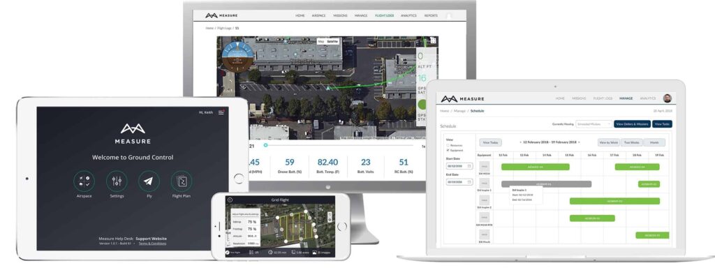 Measure Ground Control drone software
