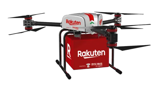 Rakuten and JD autonomous delivery drone