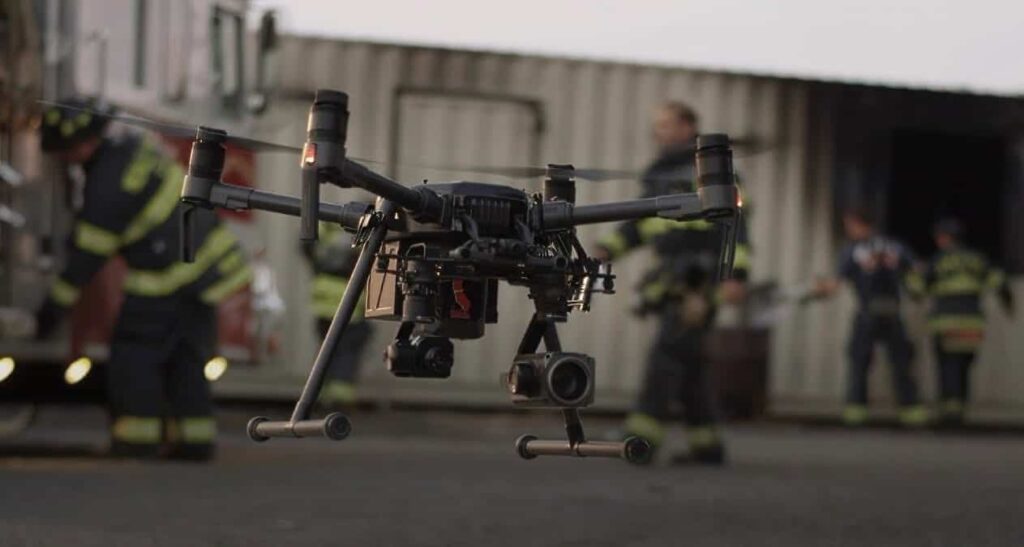 DJI firefighting drone