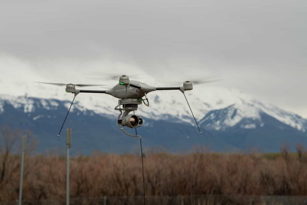 Lockheed Martin Indago tethered UAS