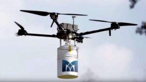 MetaVista quadcopter with Intelligent Energy fuel cell module