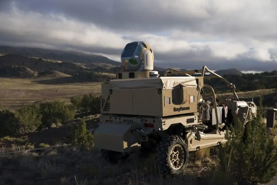 Raytheon counter-UAS laser system