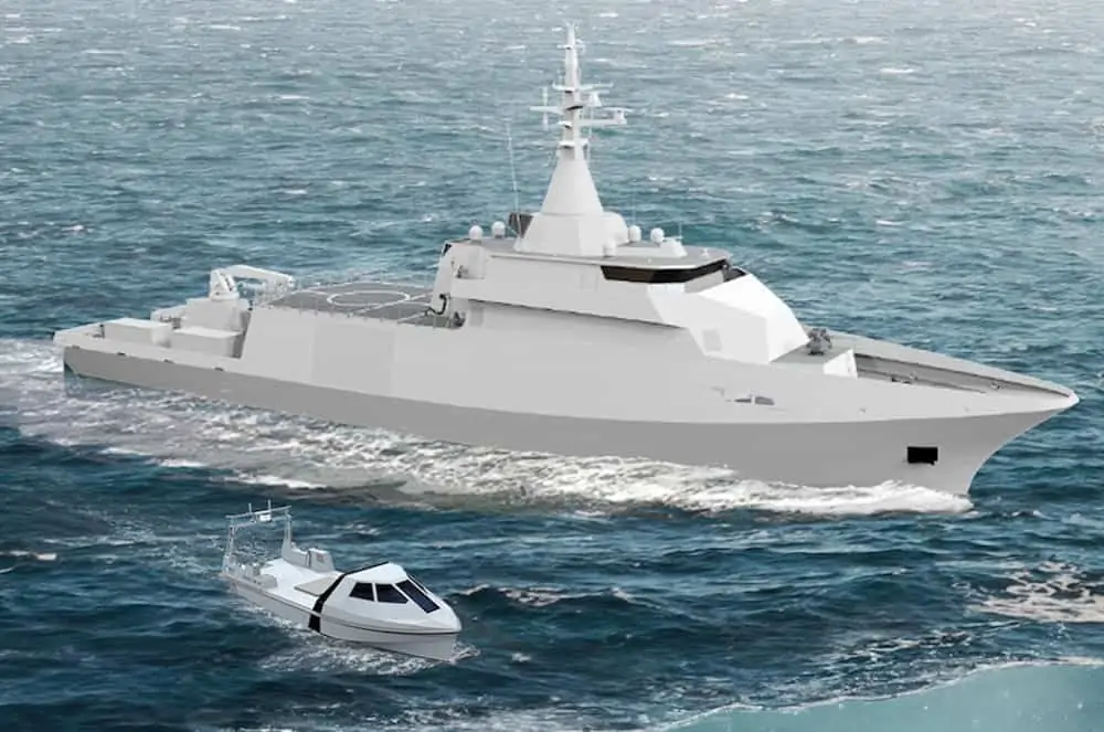 Belgian and Dutch navy minehunting vessel