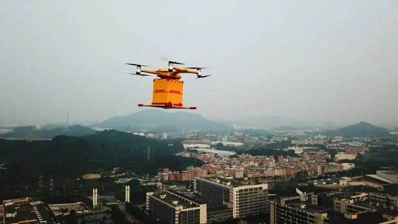 DHL drone delivery service
