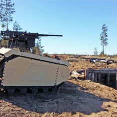 BVLOS Combat UGV Demonstrated During Live Fire Exercise
