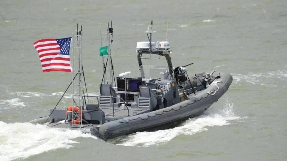 US Navy swarm USV