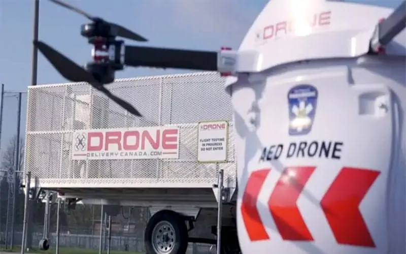 Drone Delivery Canada defibrillator delivery