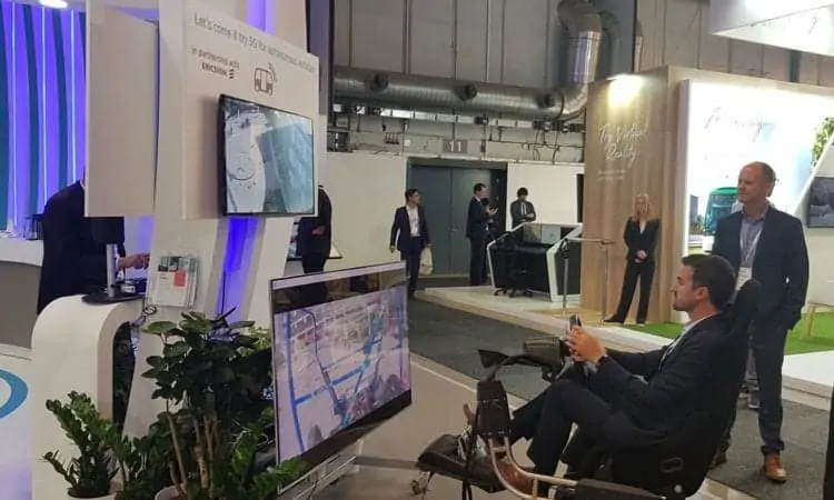 Keolis and Ericsson 5G autonomous vehicle demo