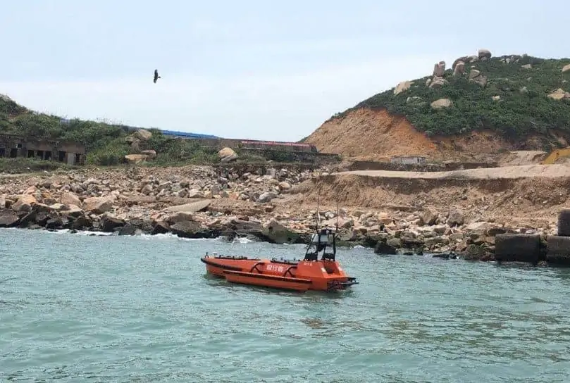 Oceanalpha USV survey