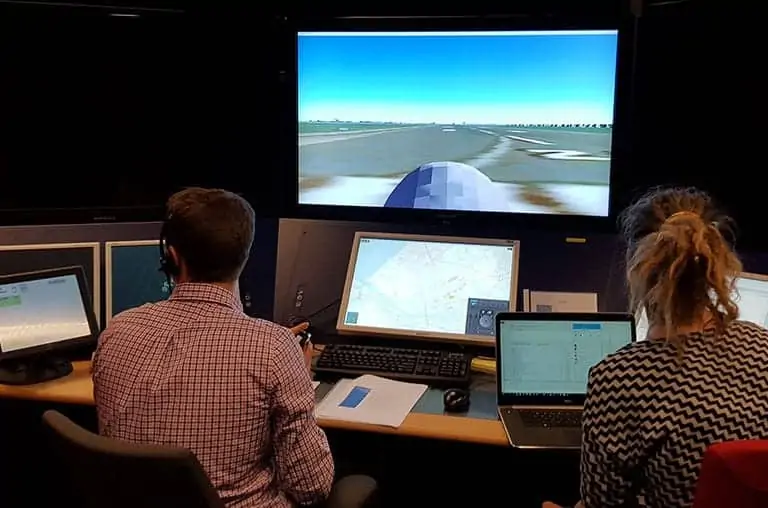 Simulated SkyGuardian UAS airport integration