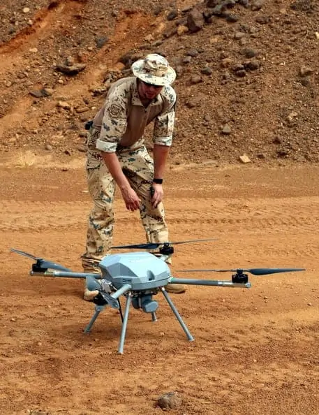 VTOL UAV deployed in Mali