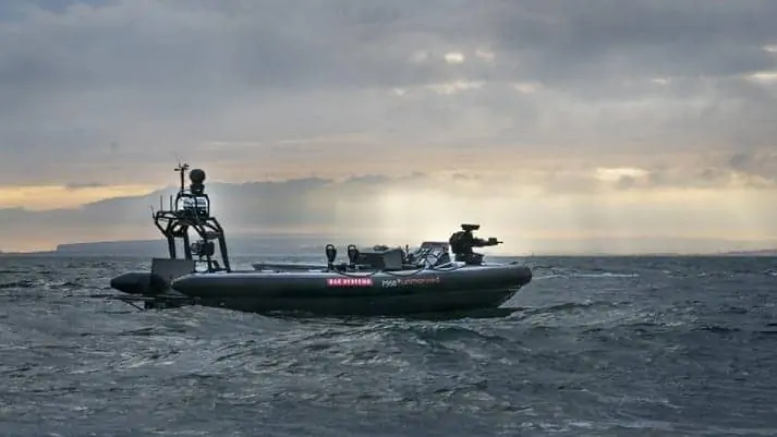 BAE Systems autonomous rib boat