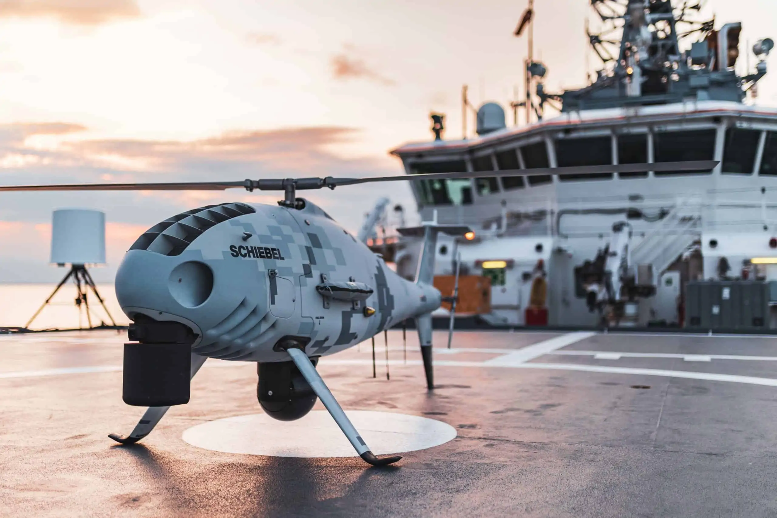 Schiebel CAMCOPTER-S_100 completes sea trials Schiebel CAMCOPTER S-100 completes sea trials