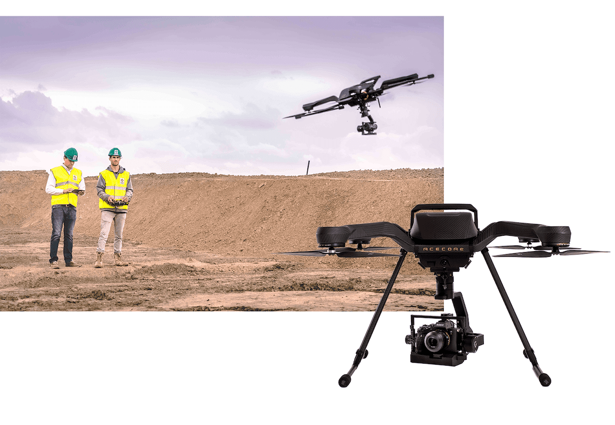 Acecore Zoe heavy lift aerial surveying drone