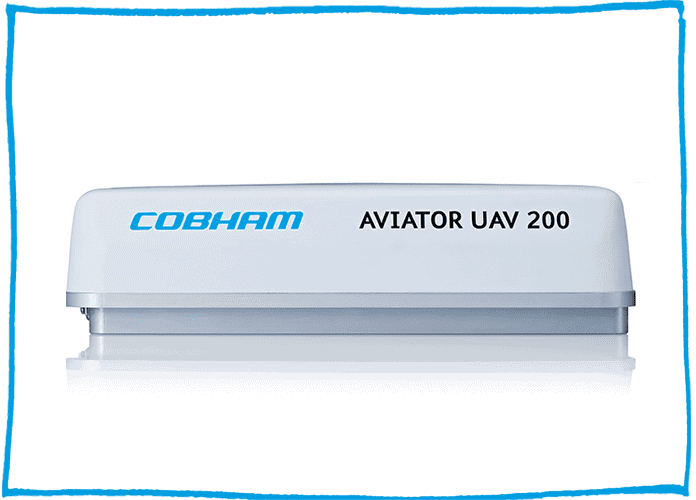 Aviator UAV 200 UAV SATCOM appliance product