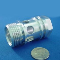 CNC milling precision components