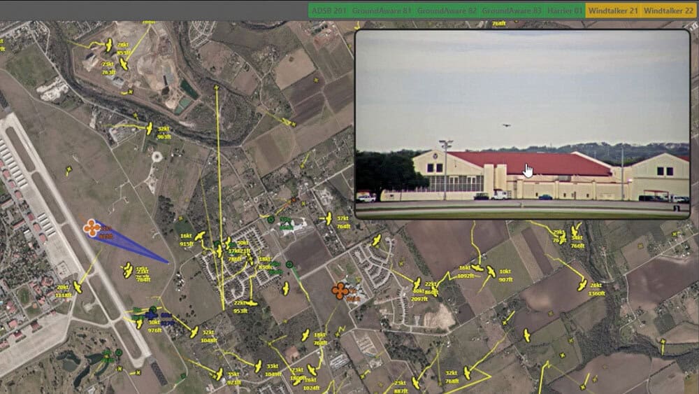 DeTect DroneWatcher Software View