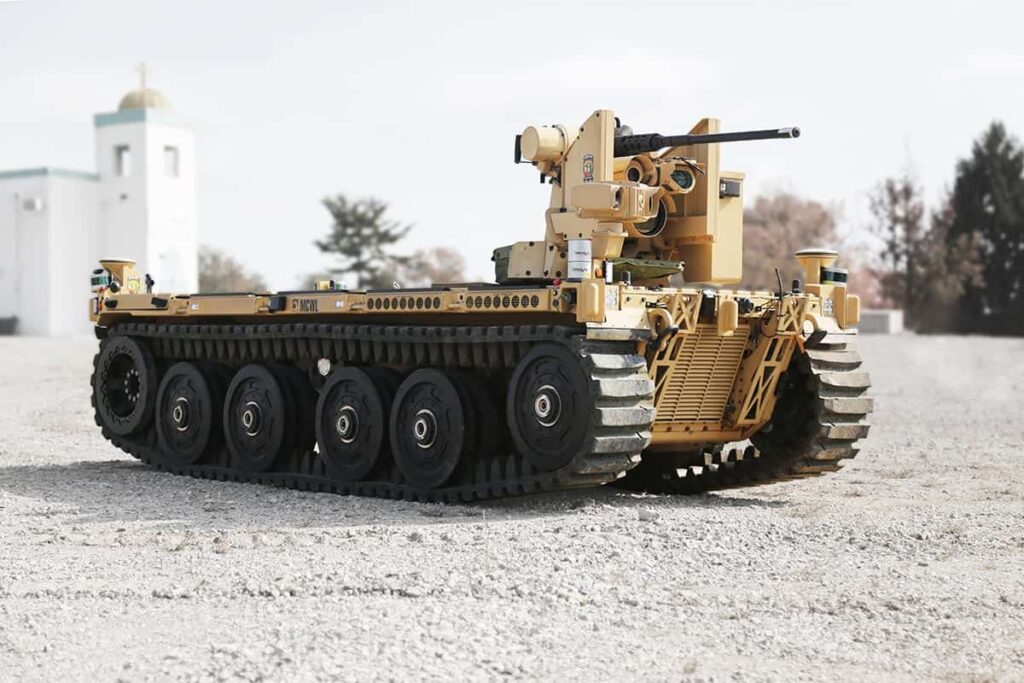 EMAV entrant for US Army Robotic Combat Vehicle program