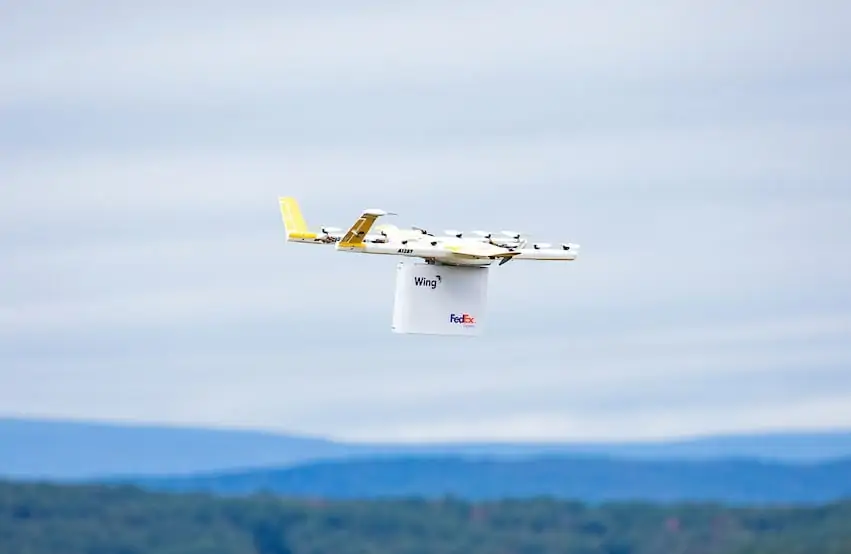 FedEx residential drone delivery