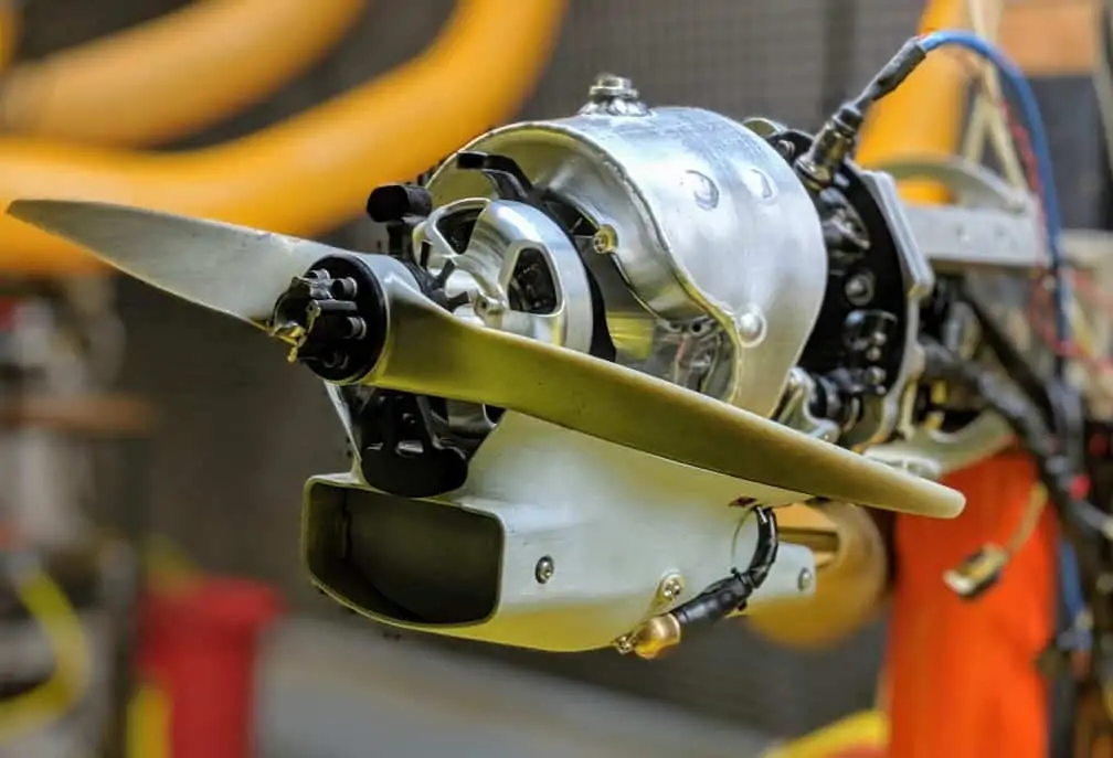 NW-44 UAS engine with new muffler