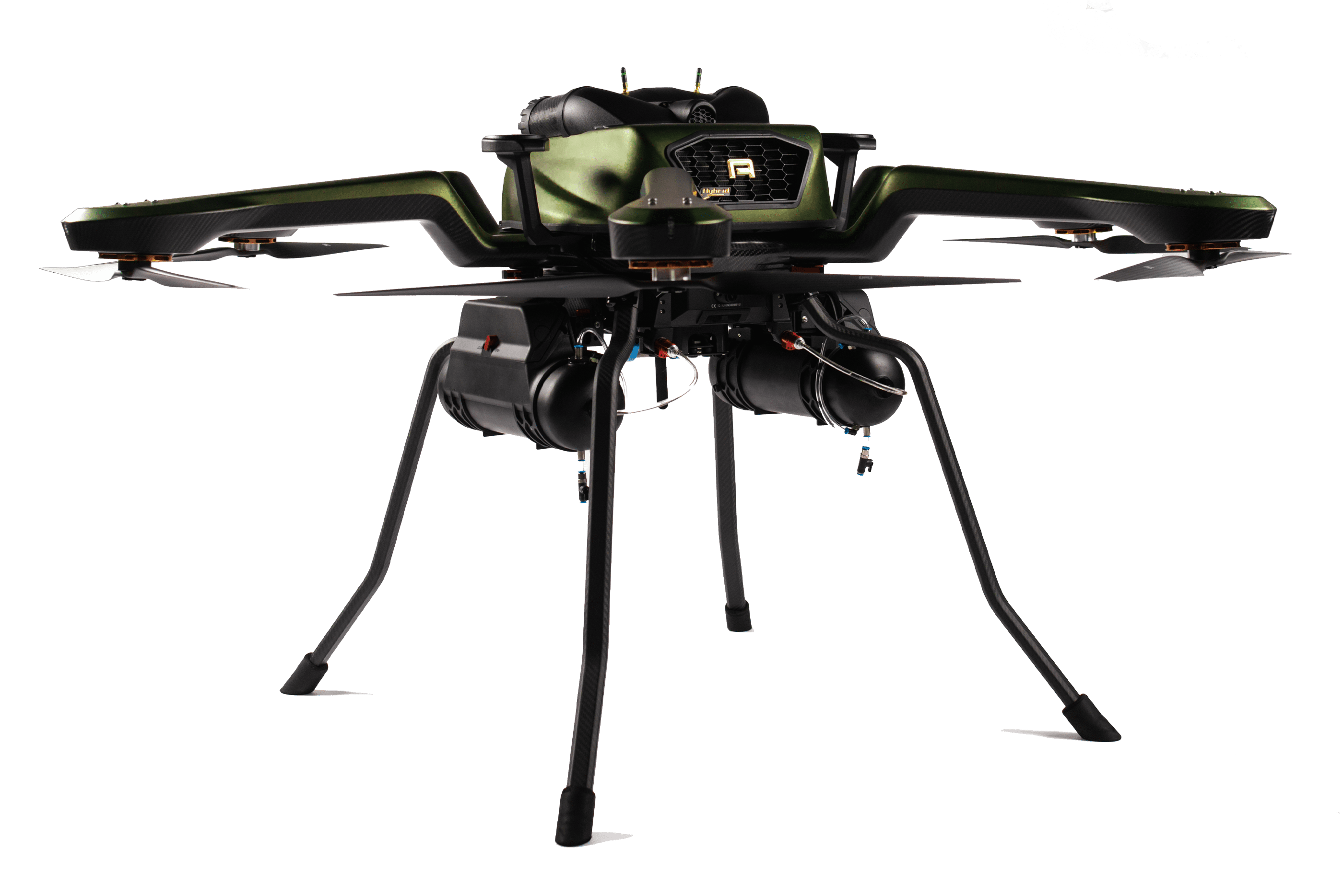 Hybrid gas-electric drone