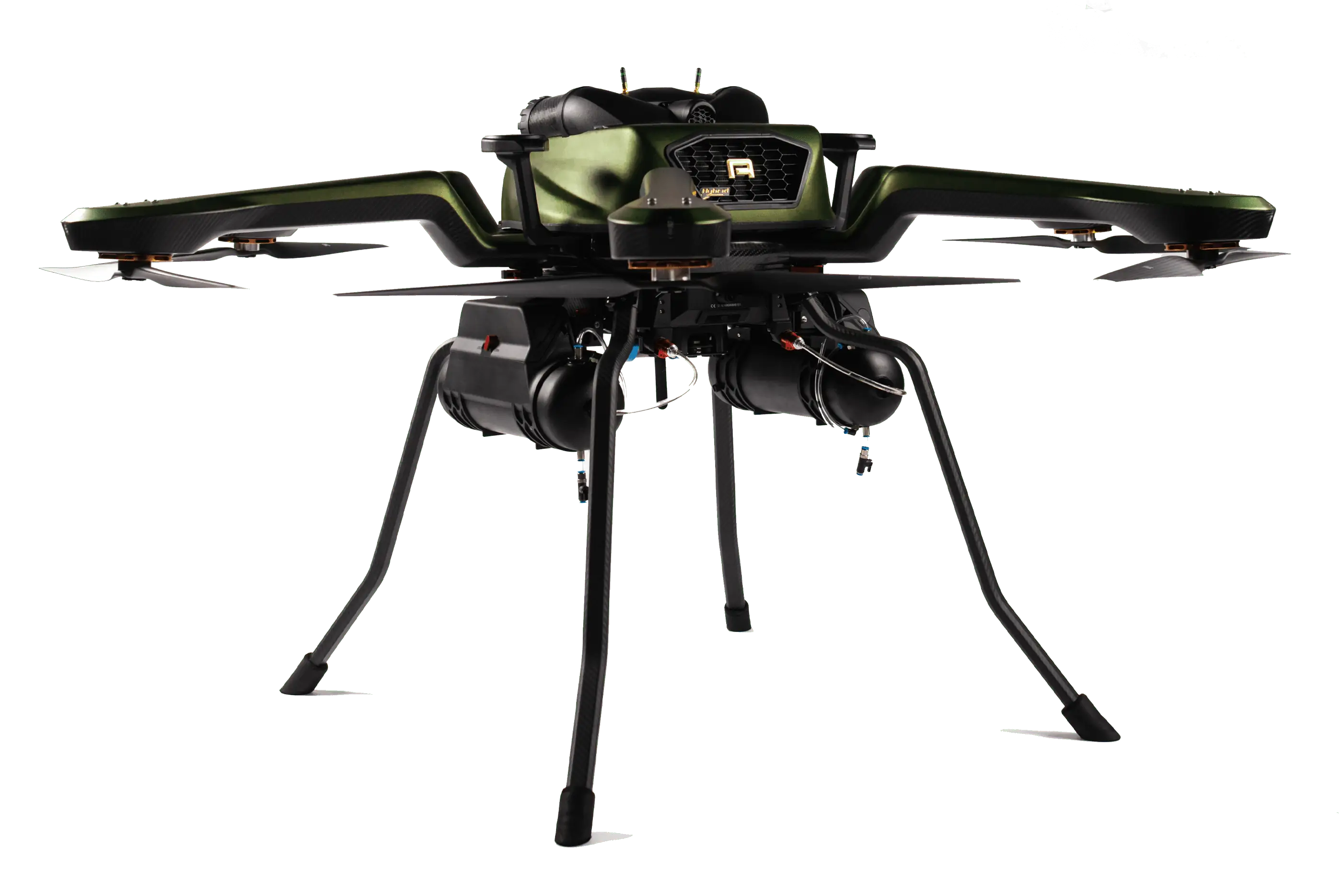 Hybrid gas-electric drone