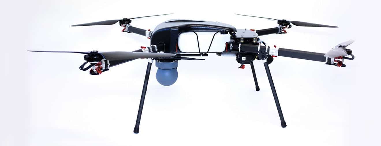 high end drone with long range capability