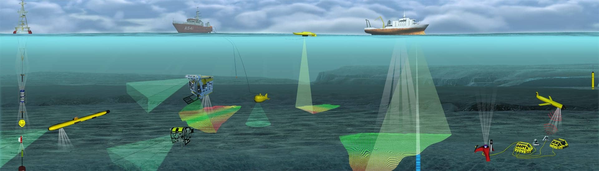 ROVs AUVs USVs for underwater oceanographic research