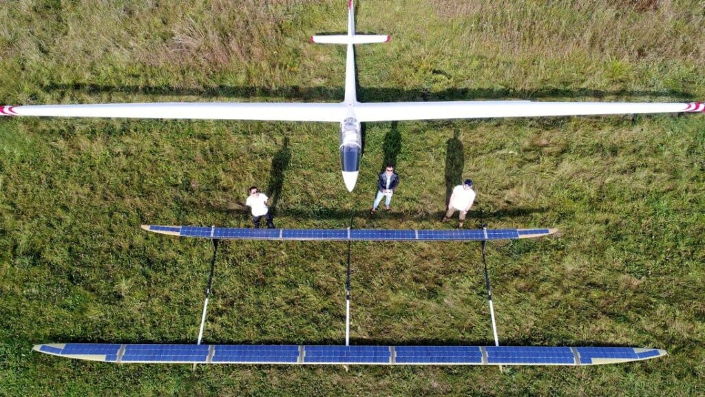 UAVOS ApusDuo HAPS UAV 14 metre prototype