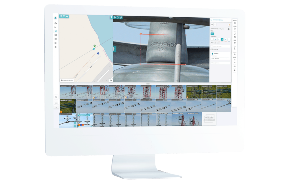 Drone Inspection Software for Processing, Storage and Analysis