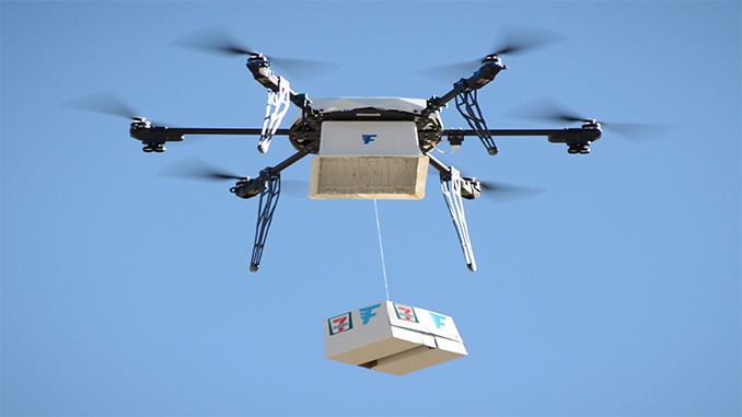 Flirtey drone delivery