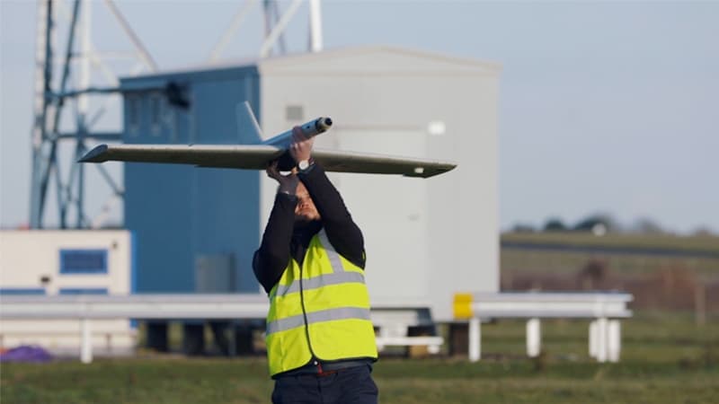 Drone testing at NBEC